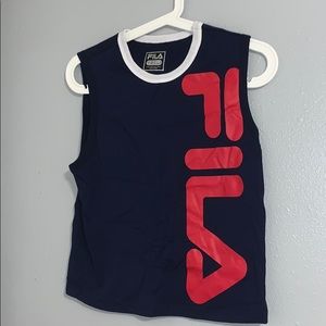 Fila Blue Cropped Tank Top